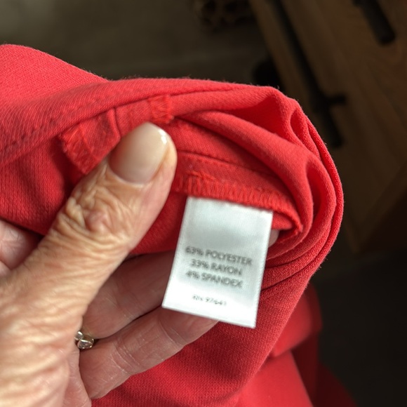 NWT J. Jill pants trousers Womens 12P Stretch Flat front Office Career Sangria - Picture 6 of 10